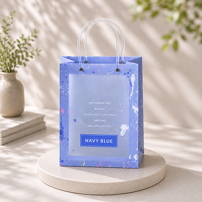 Luxury Floral Waterproof Gift Carry Bags for Gifting