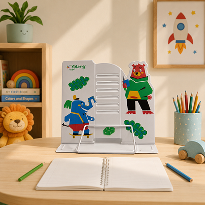Yalong Kids Adjustable Book Holder Stand for Study Table