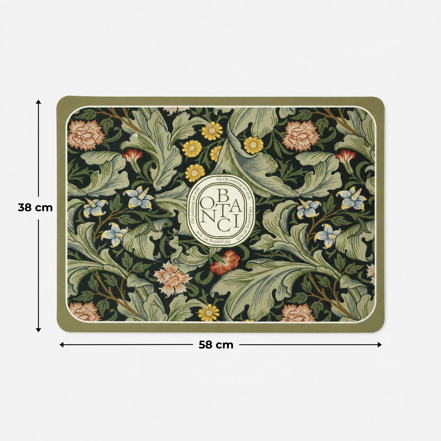 Modern Abstract Printed Doormat for Entryway, Bathroom & Kitchen