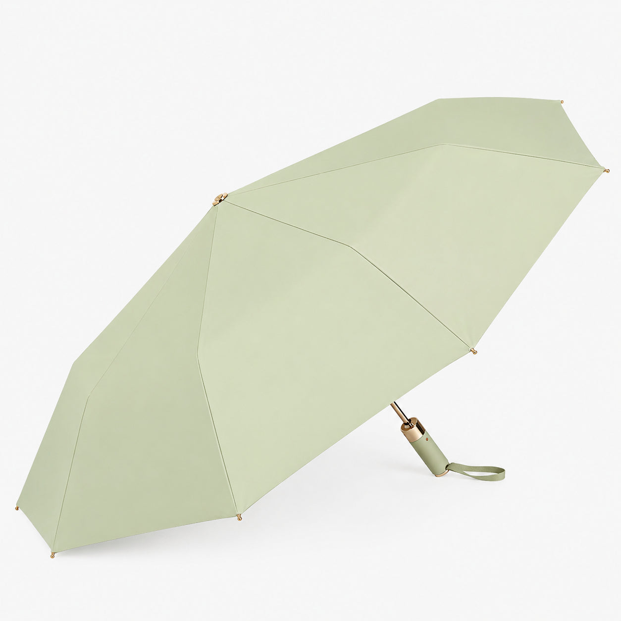 Premium UV Protection Folding Umbrella with Gold Frame