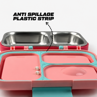 Stainless Steel Bento Lunch Box – 2 Compartment Organizer – 750ml