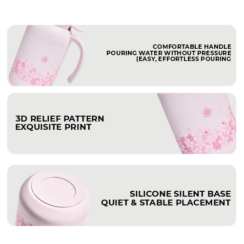 Premium Insulated Flask with Handle & Leak-proof Lid - 1200ml