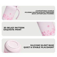 Premium Insulated Flask with Handle & Leak-proof Lid - 1200ml