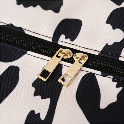Animal Print Travel Duffel Bag with Trolley Sleeve