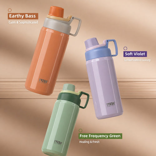 TYESO Premium Insulated Stainless Steel Water Bottle 750ml