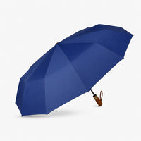 Premium UV Protection Umbrella with 12K Fiber Ribs & Wooden Handle