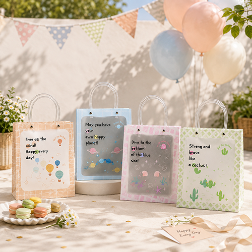 Theme Paper Gift Bags for Parties & Return Gifts - Set of 4