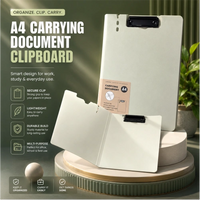 Premium Acrylic Clipboard with Hanging Loop – A4 Board