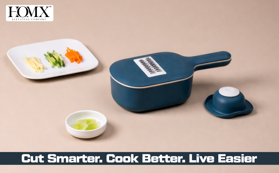 4-in-1 Multi Slicer with Container with Stainless Blades Banner 3