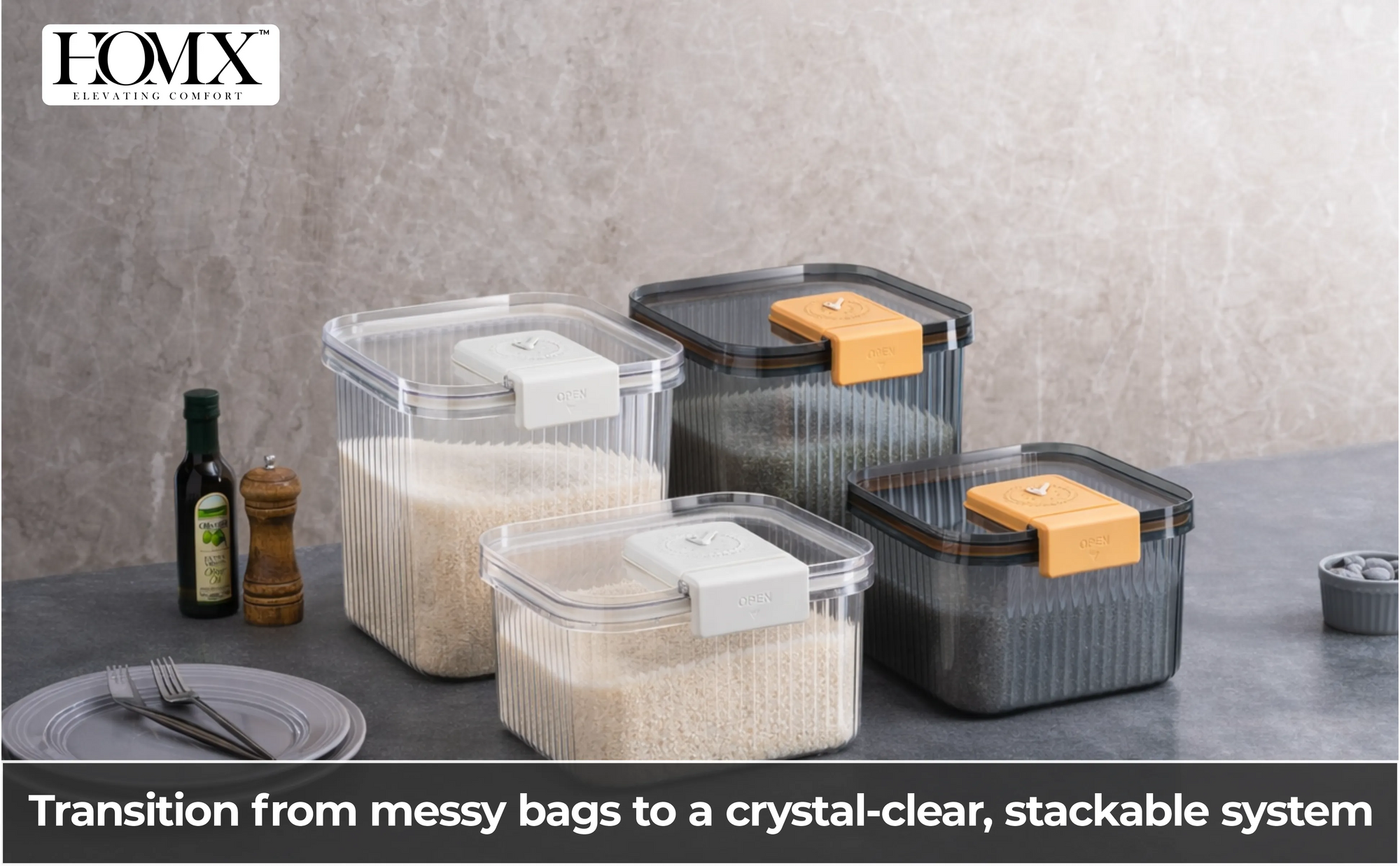Heritage Rice & Cereal Storage Container Banner 2