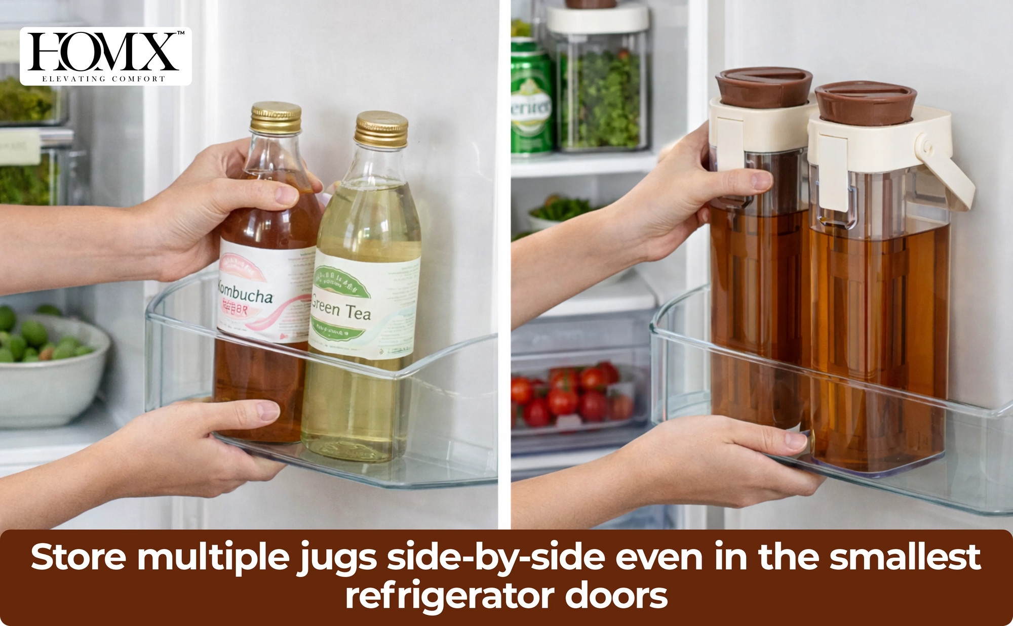 Premium Fridge Water Jug with Easy-Grip Handle & Infuser | 1000ml Banner 1