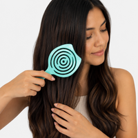 Professional Curved Vented Hair Brush – Fast Drying Detangling Styling Brush