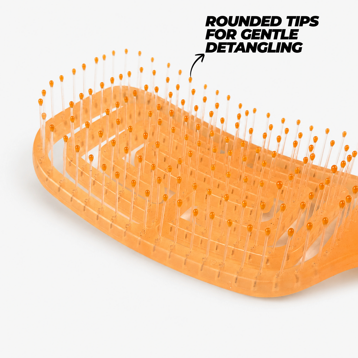 PP Detangling Hair Brush | Electro Finish Anti-Breakage Comb