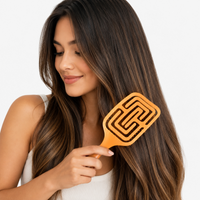 PP Detangling Hair Brush | Electro Finish Anti-Breakage Comb