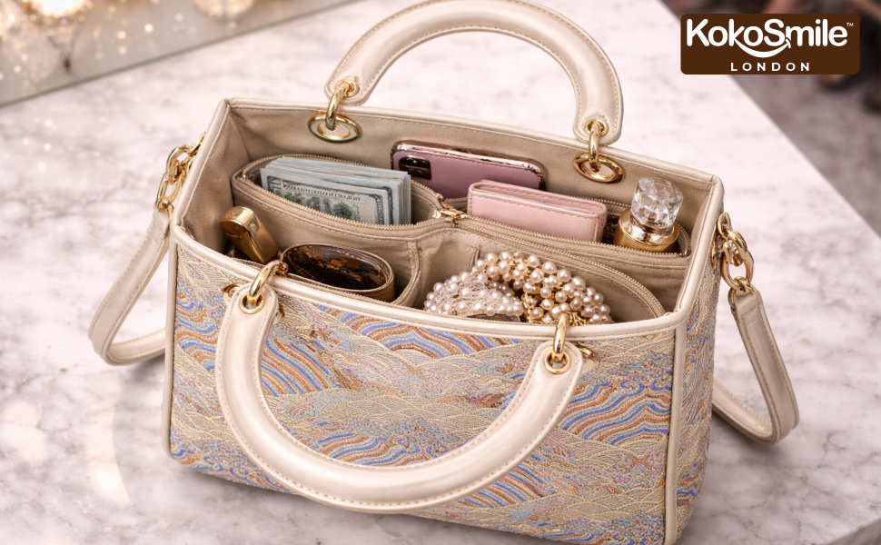 Luxe Hangzhou Silk Leather Tote Handbag for Women Banner 5