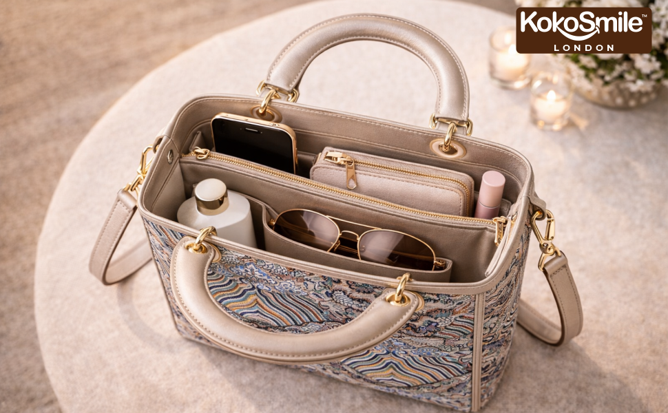 Premium Leather Handbag with Hangzhou Silk for Women Banner 4