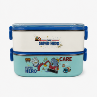 Double Decker Bento Lunch Box with 3 compartments for Kids – 710ml