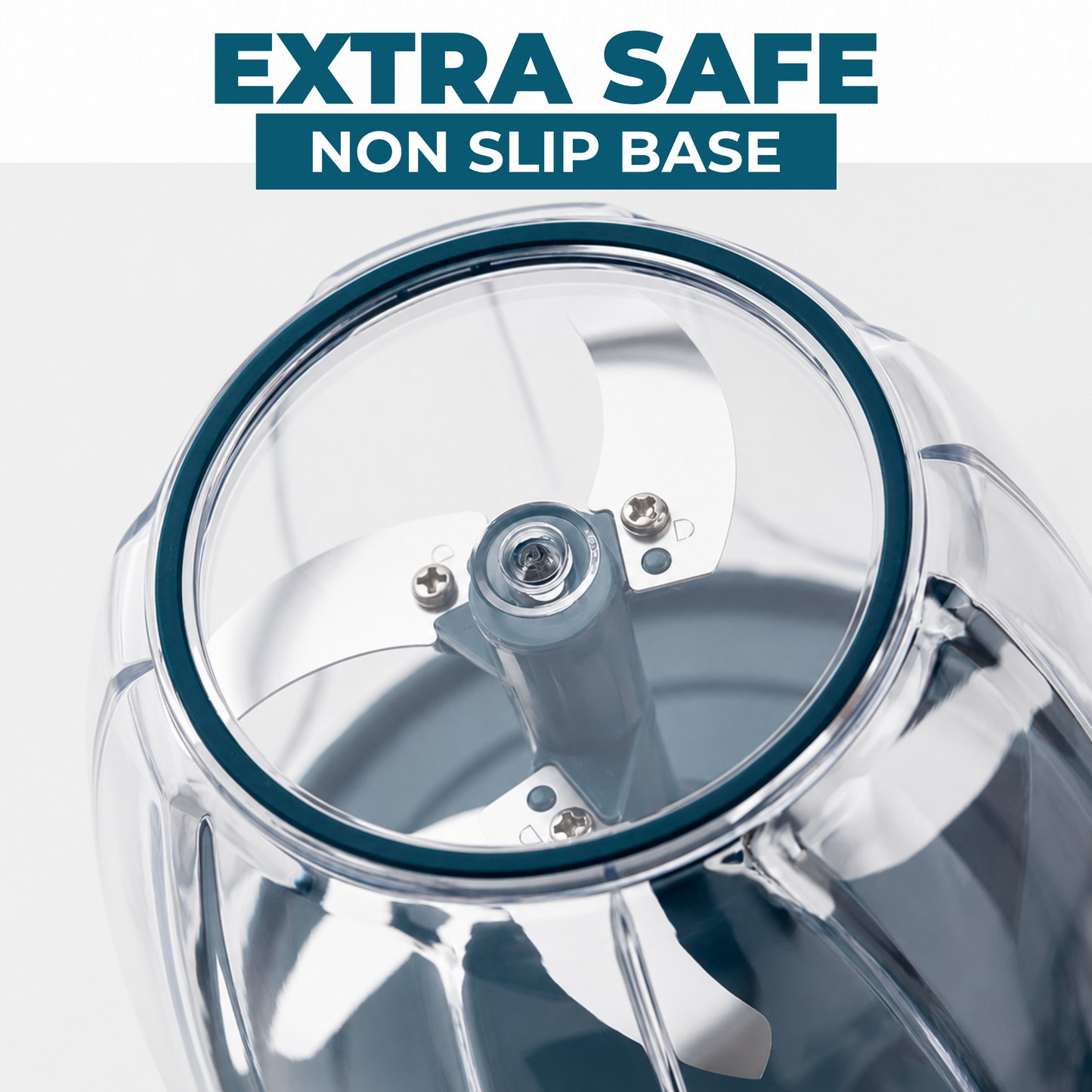 2-in-1 Vegetable Chopper with Secure Lock & SS Blades