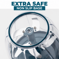 2-in-1 Vegetable Chopper with Secure Lock & SS Blades