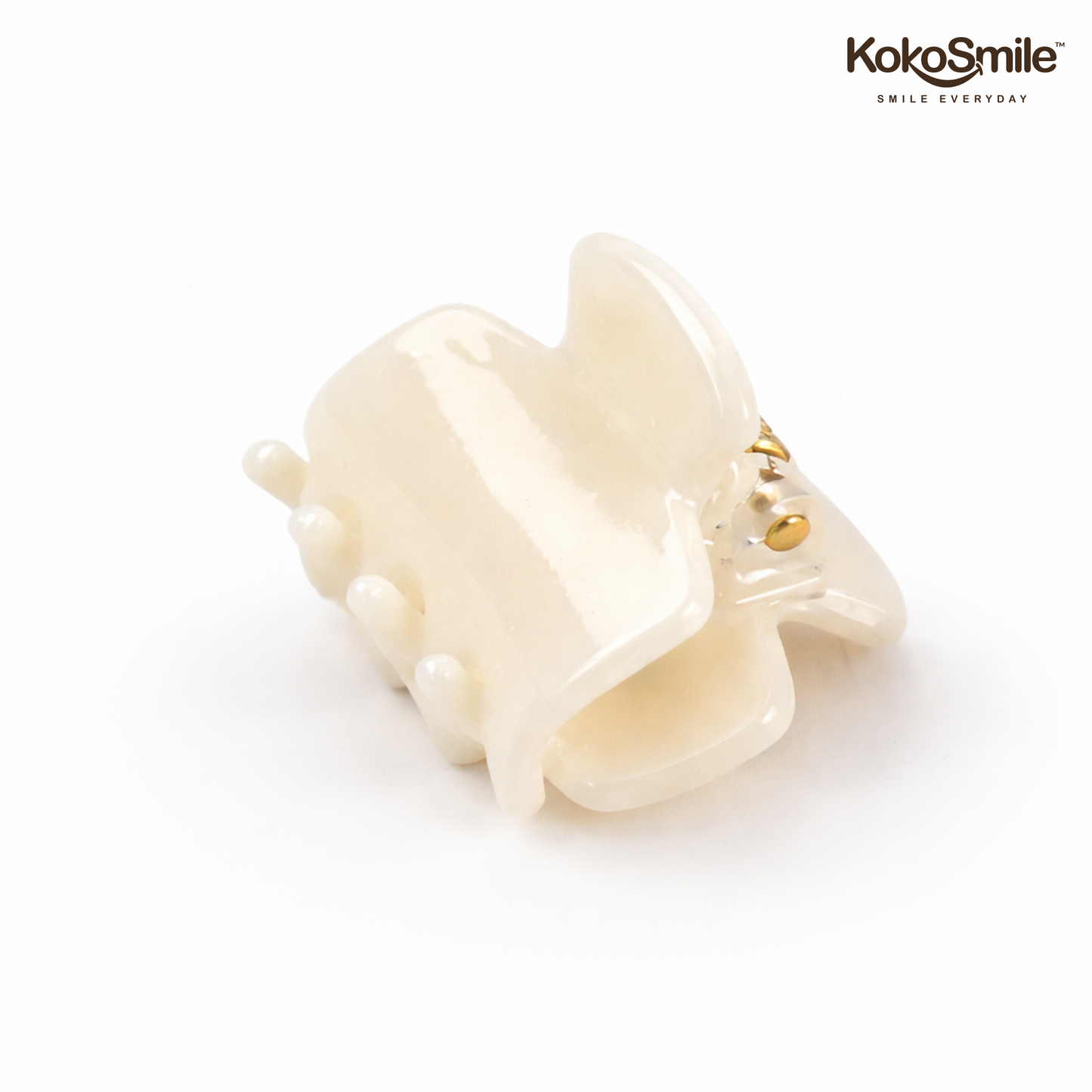 Premium Acrylic Mini Hair Claw Clip Set – Glossy Anti-Slip Lightweight Hair Accessories for Women