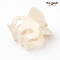 Unbreakable Mini Acrylic Puff Hair Claw Clip