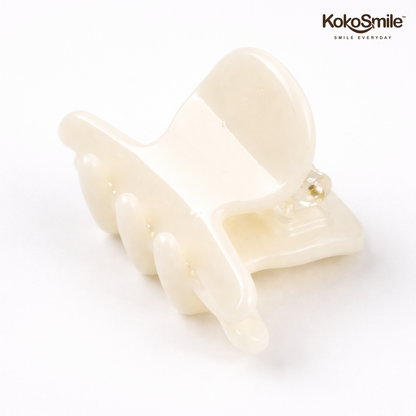 Pearlescent Acrylic Hair Claw Clip – Luxury Marble Finish Non-Slip Hair Clamp