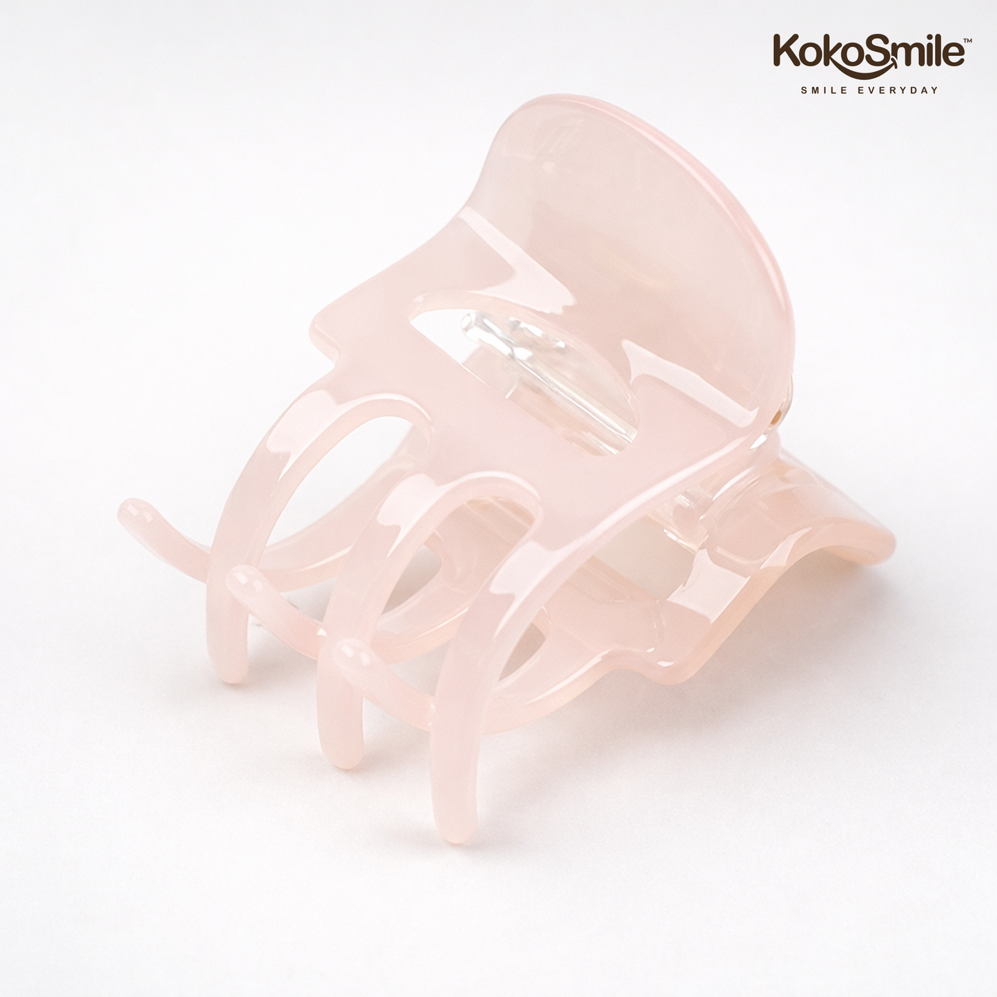 Minimalist Glossy Hair Claw Clip – Large Anti-Slip Hair Accessory for Women