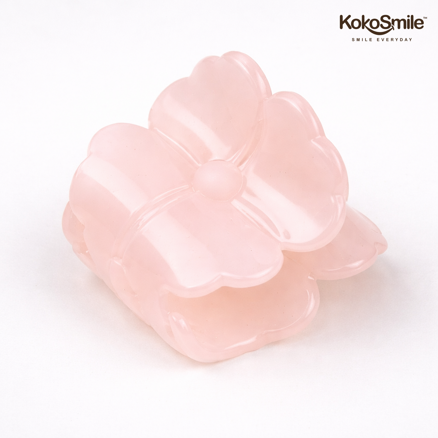 Floral Acrylic Hair Claw Clip – Elegant Flower Shape Hair Accessory for Women