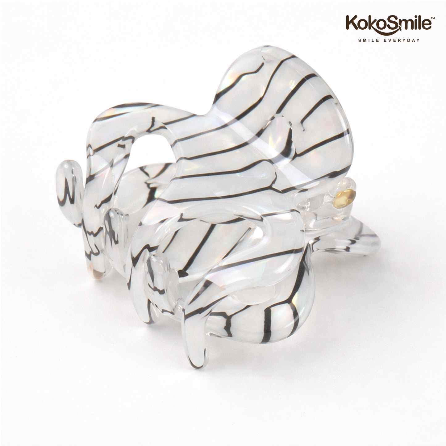 Mini Pastel Hair Claw Clip – Glossy Acrylic Sectioning Clip for Everyday Styling