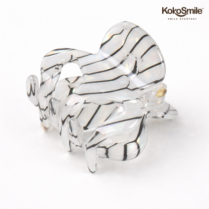 Mini Pastel Hair Claw Clip – Glossy Acrylic Sectioning Clip for Everyday Styling