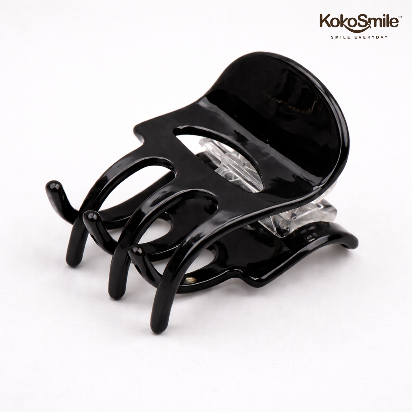 Minimalist Glossy Hair Claw Clip – Large Anti-Slip Hair Accessory for Women