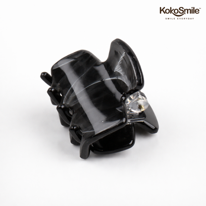 Premium Acrylic Mini Hair Claw Clip Set – Glossy Anti-Slip Lightweight Hair Accessories for Women