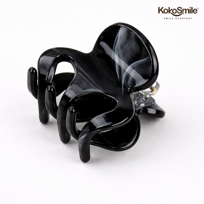 Mini Pastel Hair Claw Clip – Glossy Acrylic Sectioning Clip for Everyday Styling