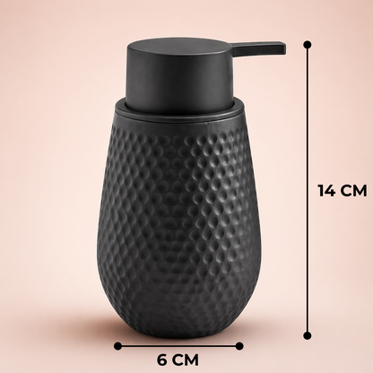 Acrylic Matte Textured Soap Dispenser for Bathroom 380ml