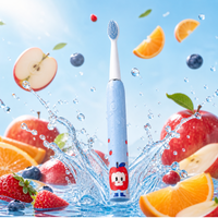 Kids Rechargeable Sonic Toothbrush with 3 Cleaning Modes