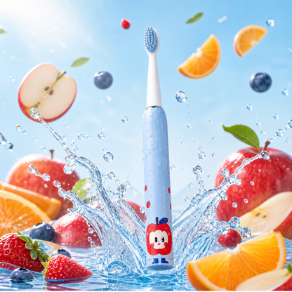 Kids Rechargeable Sonic Toothbrush with 3 Cleaning Modes