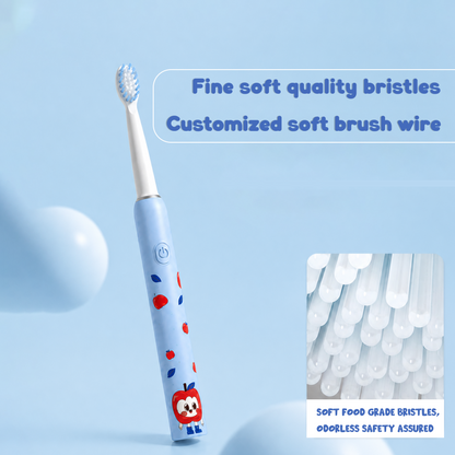 Kids Rechargeable Sonic Toothbrush with 3 Cleaning Modes
