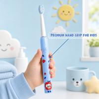 Kids Rechargeable Sonic Toothbrush with 3 Cleaning Modes