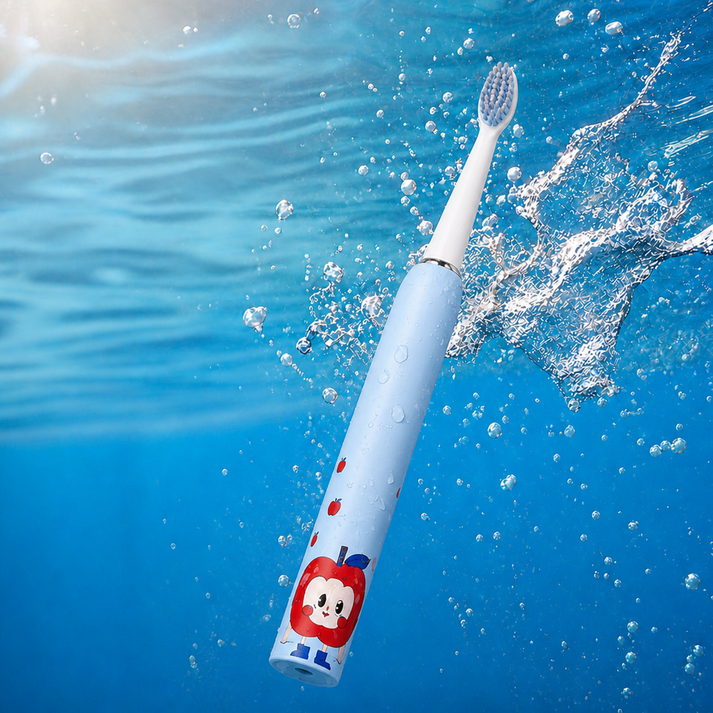 Kids Rechargeable Sonic Toothbrush with 3 Cleaning Modes