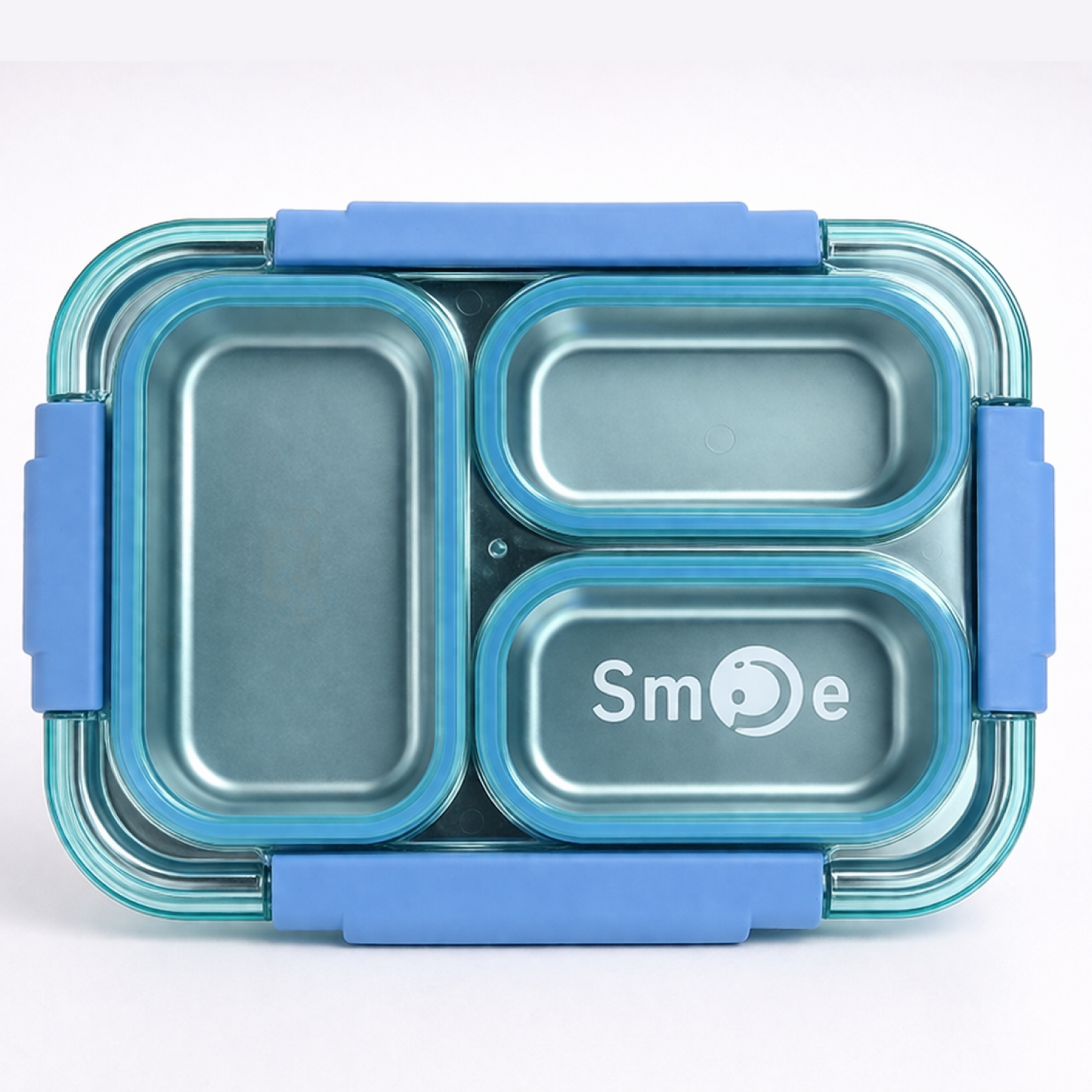 Stainless Steel Bento Lunch Box – 3 Compartment Meal Box – 710ml