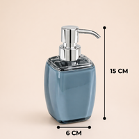 Unbreakable Acrylic Grey Liquid Soap Dispenser Bottle 380ml