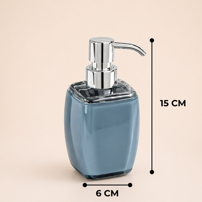 Large Acrylic Grey Liquid Soap Dispenser Bottle 380ml