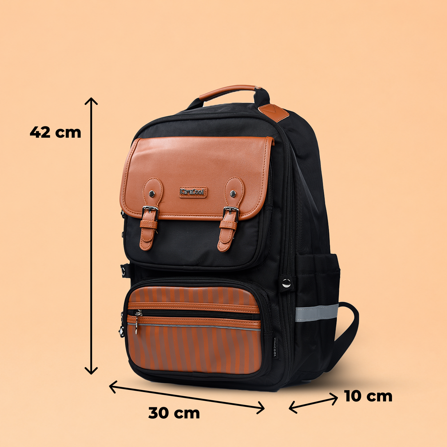 Blue Ergonomic School Bag Backpack for Kids