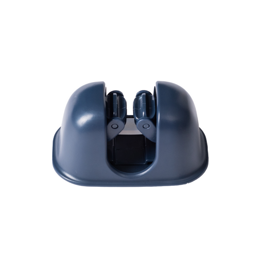 HOMX Beechwood Mop & Broom Holder | Wall Mounted Heavy Duty Clamp - Set of 2