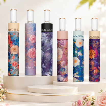 Elegant Floral UV Protection Tested Folding Umbrella with Auto Open Design