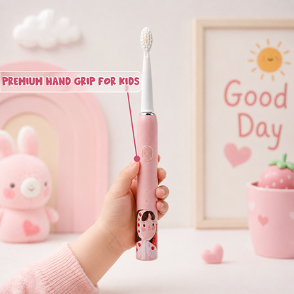 Cartoon Kids Electric Toothbrush with USB Charging & 3 Modes