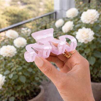 Pastel ABS Cloud Hair Claw Clip – Anti-Slip Wave Hair Clip for Women