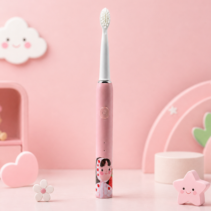 Cartoon Kids Electric Toothbrush with USB Charging & 3 Modes