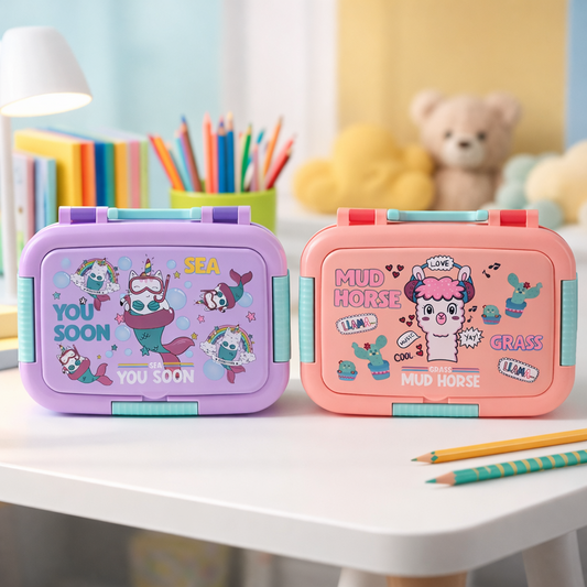 Stainless Steel Bento Lunch Box – 2 Compartment Organizer – 750ml