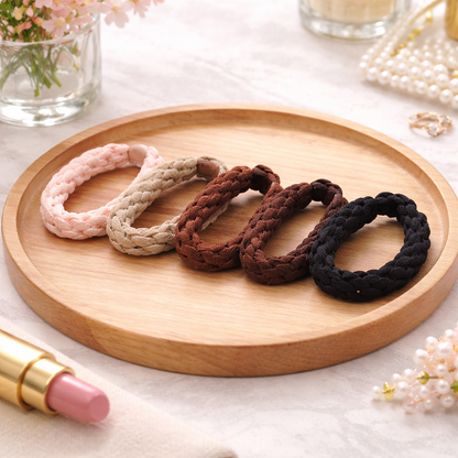 Soft Elastic Hair Ties for Women & Girls (Pack of 10)